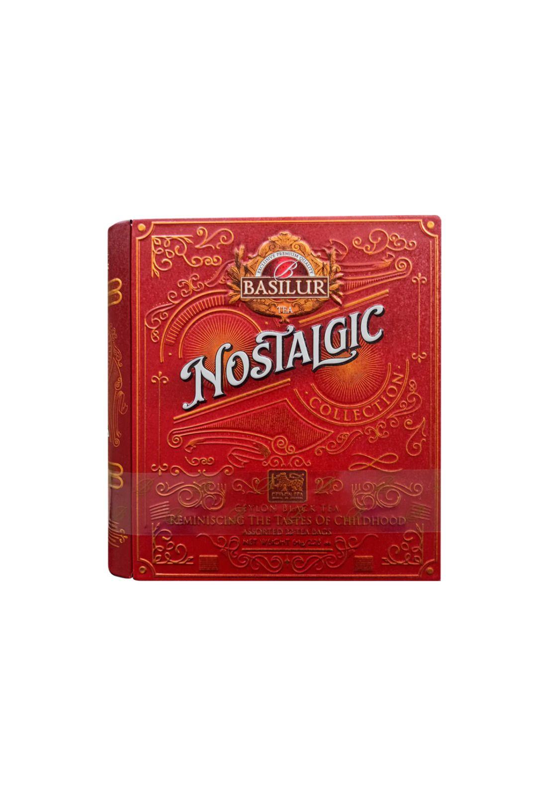 Te Negro Verde Surtido Basilur Libro Nostalgic 32 bolsas-0