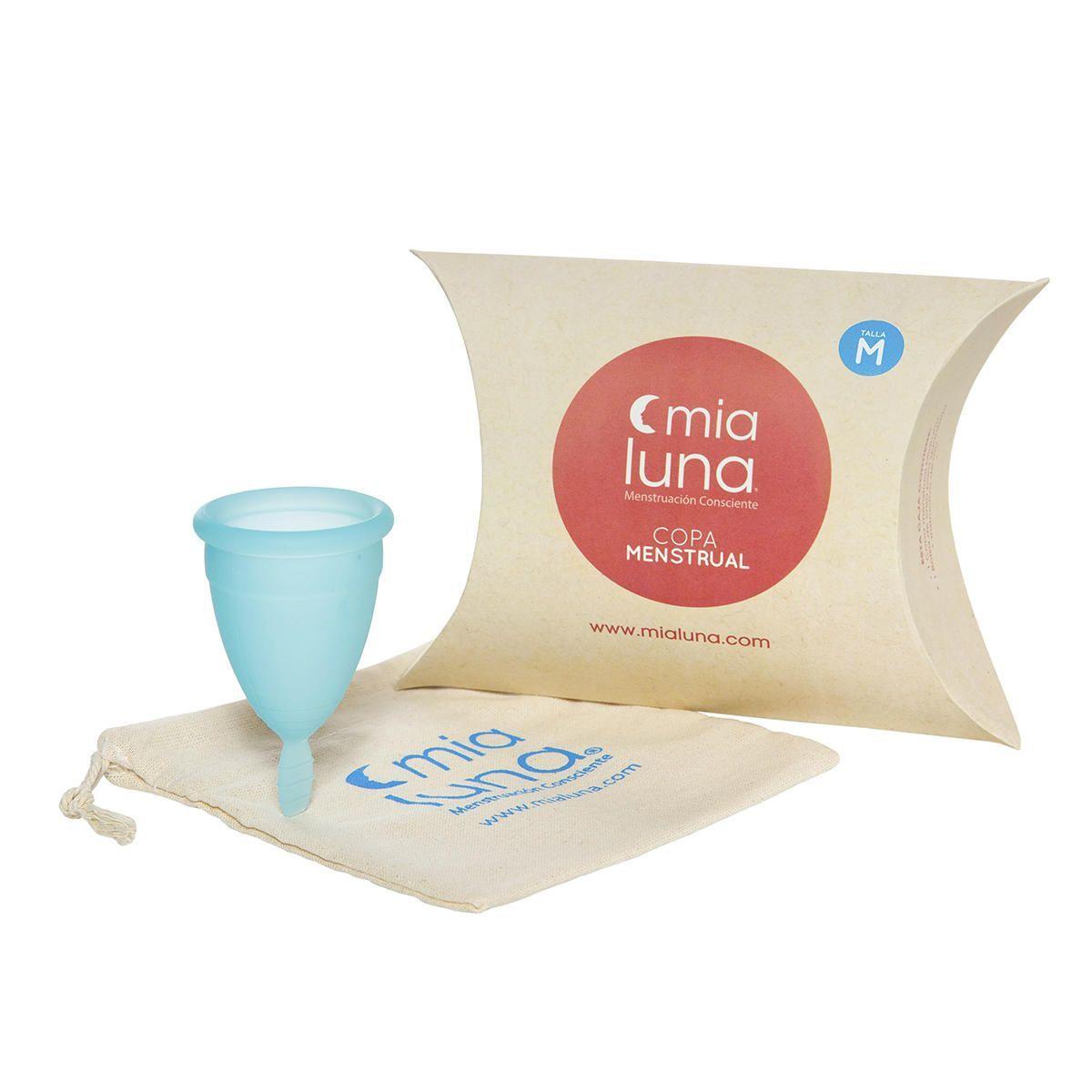 Copa Menstrual Mia Luna Celeste Talla M-0