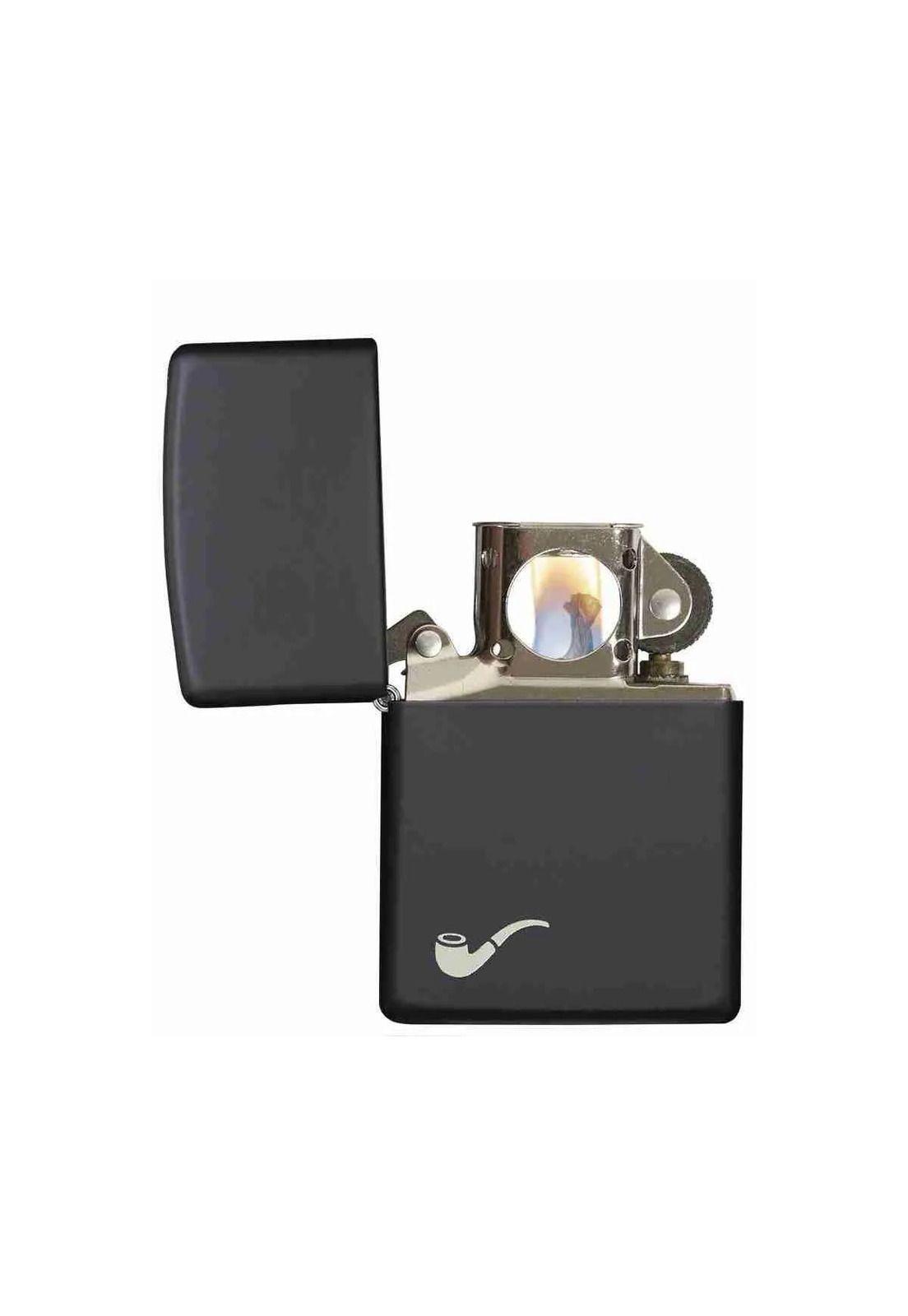 Encendedor Zippo Black Matte Pipe Design ZP218PL (Talle:Tamaño Único)-1
