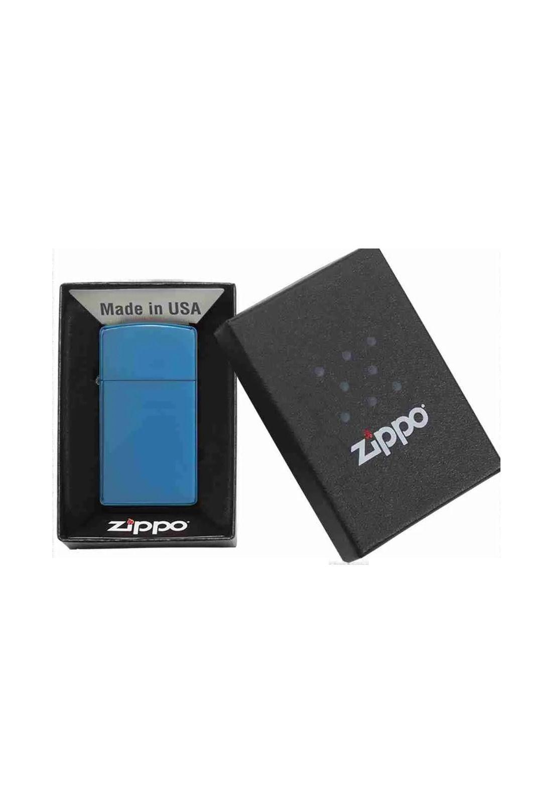 Encendedor Zippo Slim High Polish Blue Azul ZP20494-4