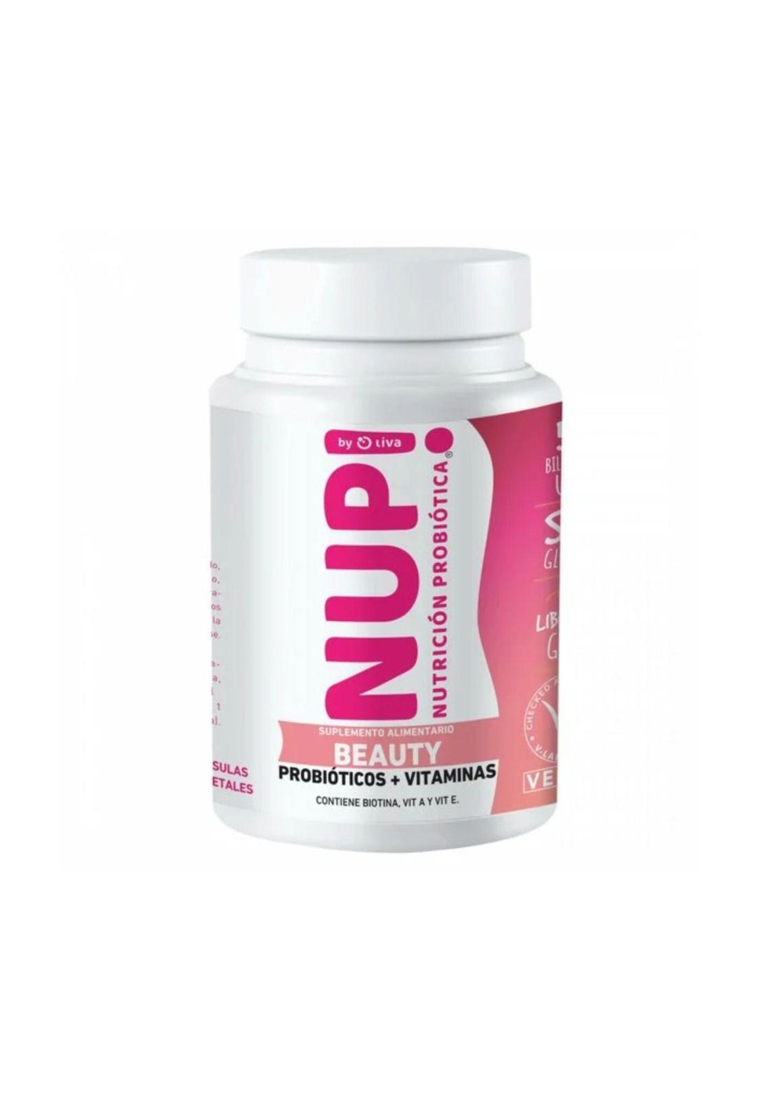 Probiótico Beauty + Vitaminas A y E 50 Billones 30 Cap NUP-0