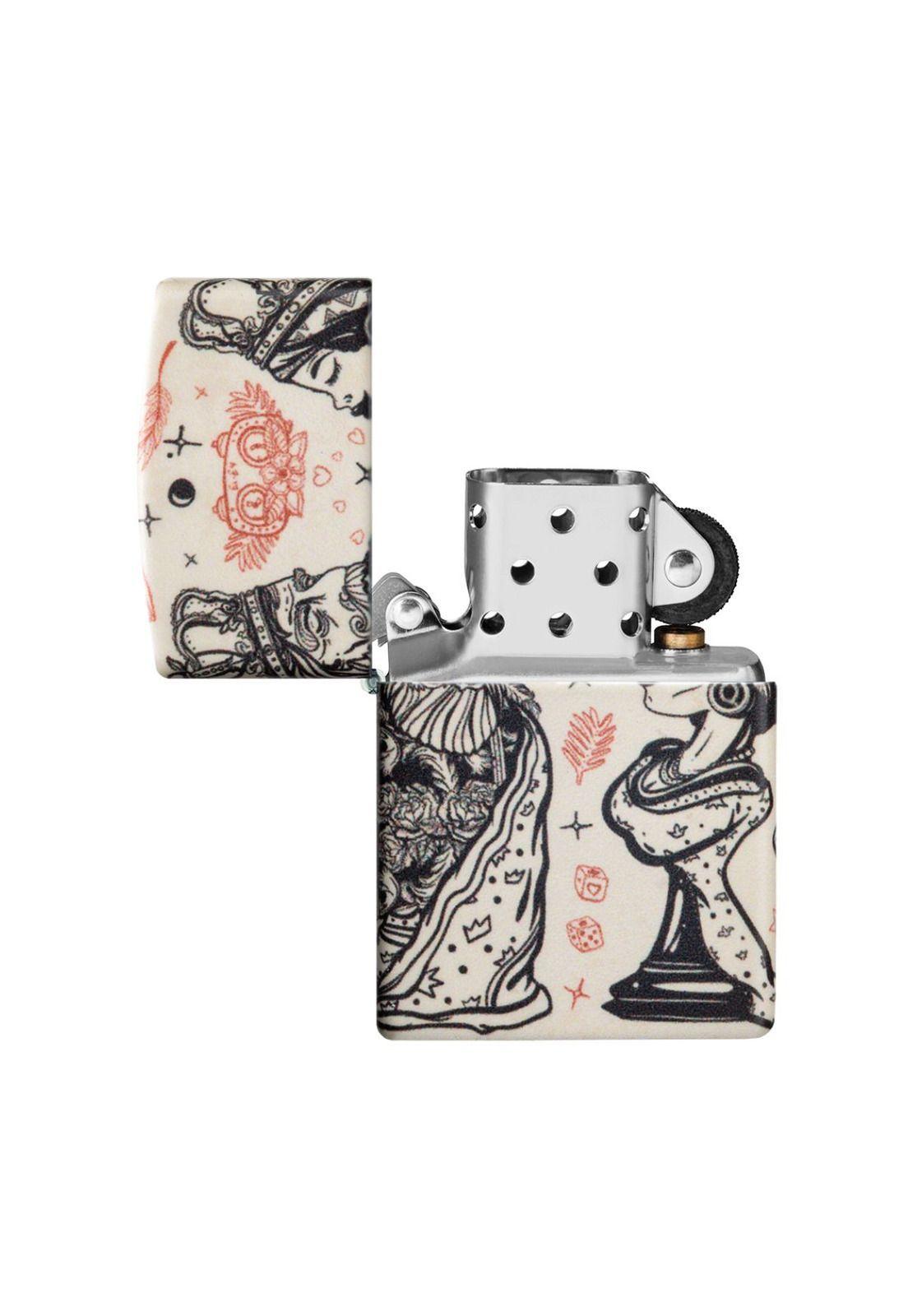 Encendedor Zippo Checkmate Chess Design Beige ZP46029-4