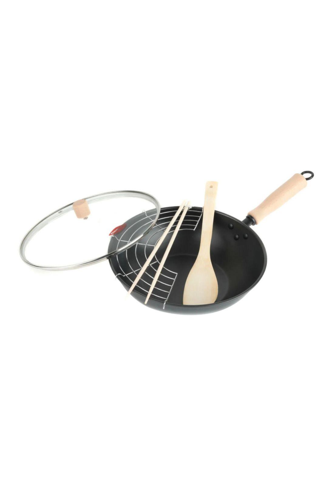Wok de Hierro Thai 28 cm Oroley-0