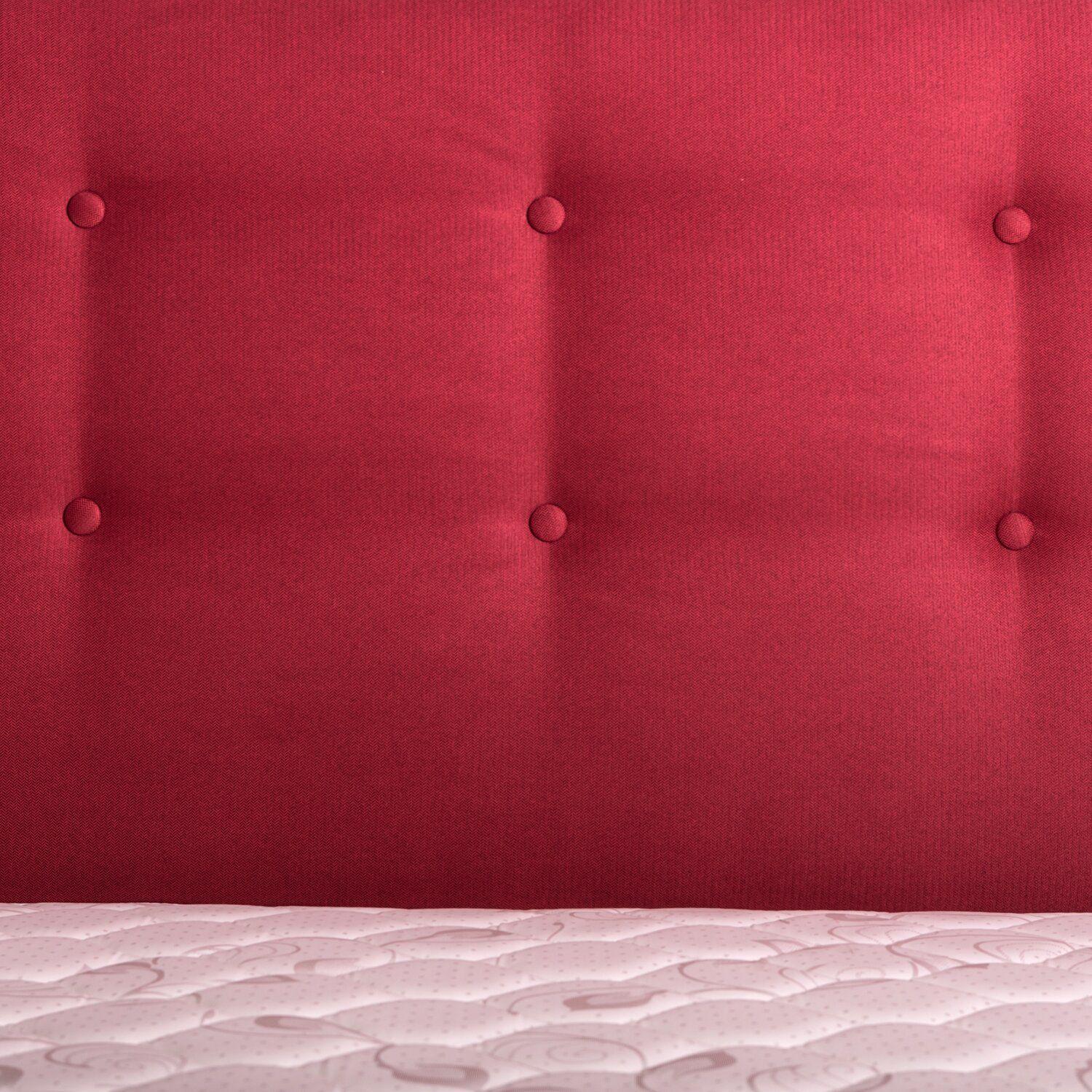 Box Americano Alegro T3500 Capitoné 2 PL Rojo-2