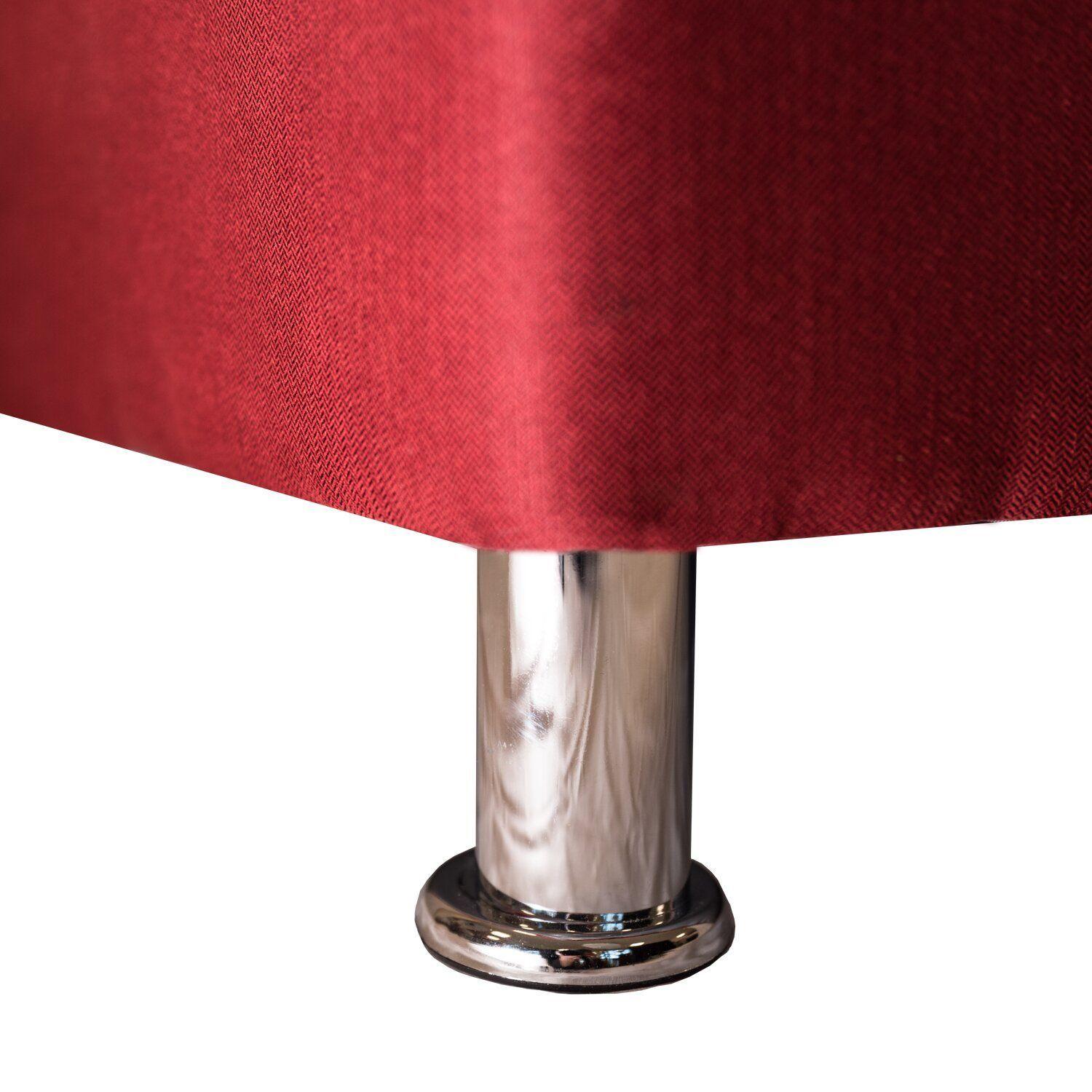 Box Americano Alegro T3500 Capitoné 2 PL Rojo-3