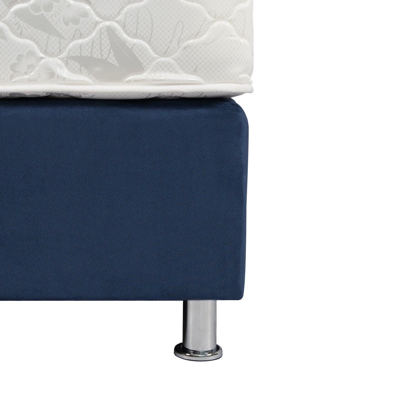 Box Americano Alegro T3500 capitoné 2 PL Azul-3