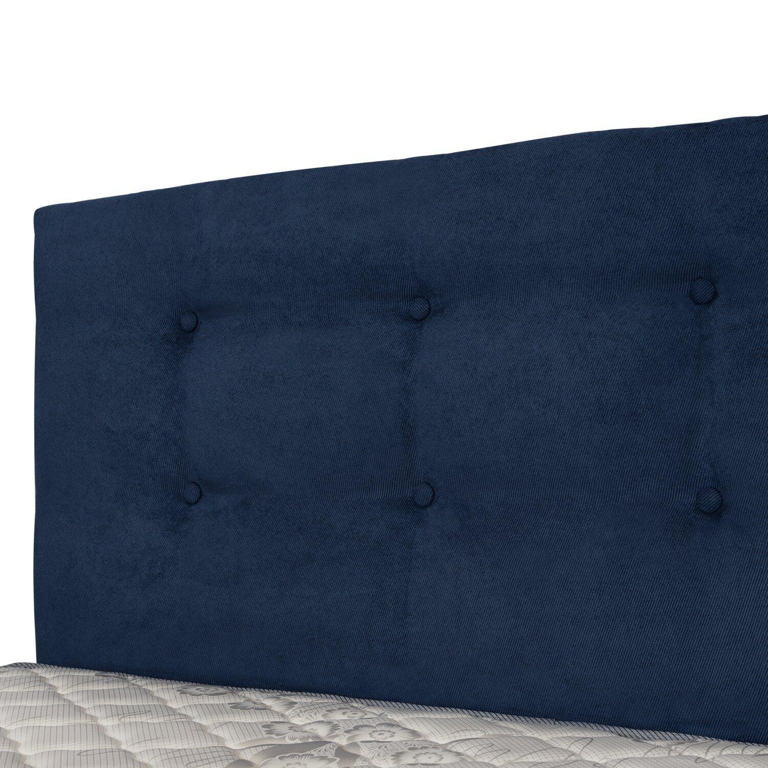 Box Americano Alegro T3500 Capitoné 1 PL Azul-2