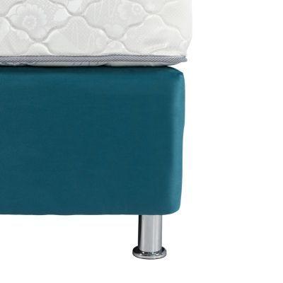 Box Americano Alegro T3500 Capitoné 1,5 PL Turquesa-3