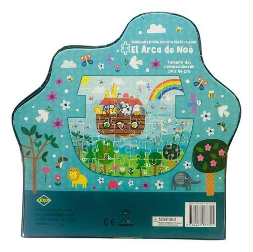 El Arca De Noe Cuento + Rompecabezas De Piso 46 Piezas-2
