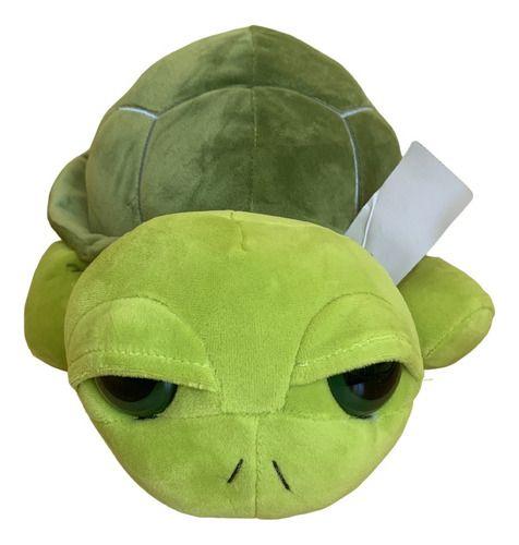 Peluche Tortuga Verde Kawaii De Felpa Suave 35cm Largo-0