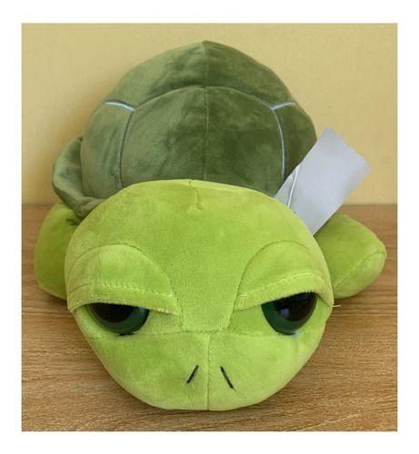 Peluche Tortuga Verde Kawaii De Felpa Suave 35cm Largo-1