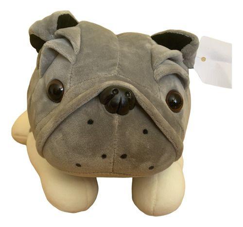 Peluche Perro Bulldog Tierno Kawaii Felpa Suave 32cm Largo-0