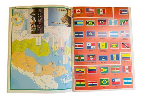 Atlas De Las Banderas Con Pegatinas - Lexus Nuevo Original-1