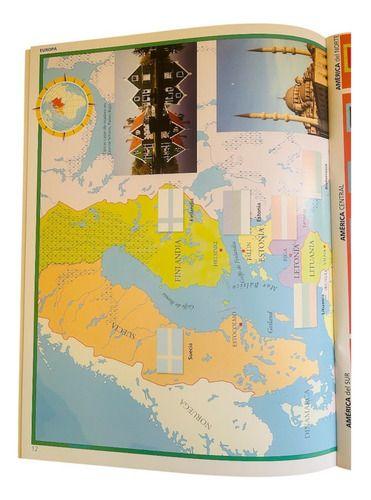 Atlas De Las Banderas Con Pegatinas - Lexus Nuevo Original-2