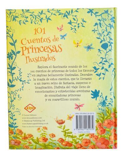 Libro 101 Cuentos De Princesas Ilustrados - Lexus - Nuevo-2