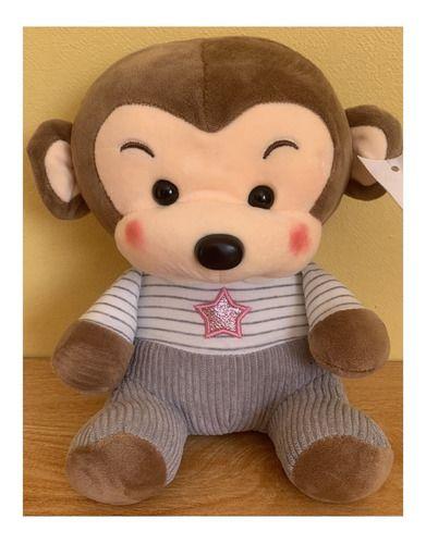 Peluche Monito Con Ropa Kawaii De Felpa Suave 21cm-1