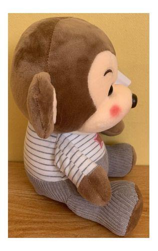 Peluche Monito Con Ropa Kawaii De Felpa Suave 21cm-2