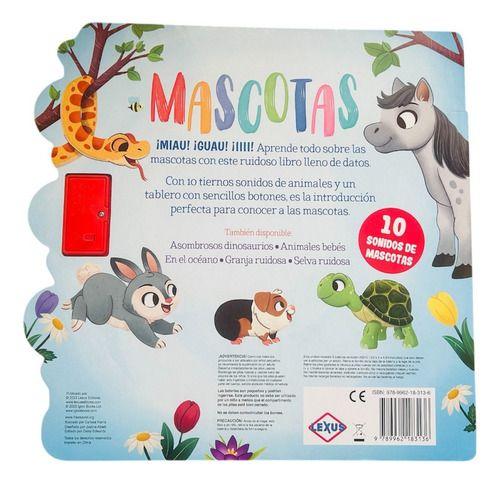 Libro Mascotas Con 10 Sonidos Y Datos Sobre Mascotas - Lexus-2