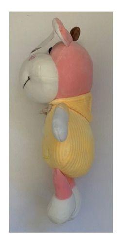 Peluche Vaquita Amarilla Poleron Kawaii De Felpa Suave 23cm-2