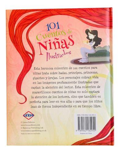 Libro 101 Cuentos De Niñas Ilustrados - Lexus - Nuevo T/dura-2