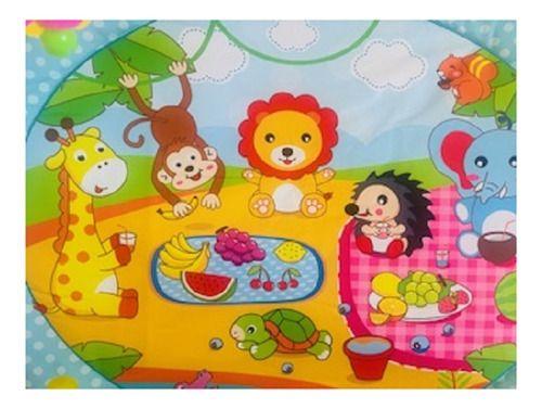 Alfombra Gimnasio Zoo Para Bebe 0-18m Estimulacion Temprana Colores-3