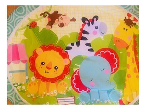 Alfombra Gimnasio Zoo Para Bebe 0-18m Estimulacion Temprana Colores-5