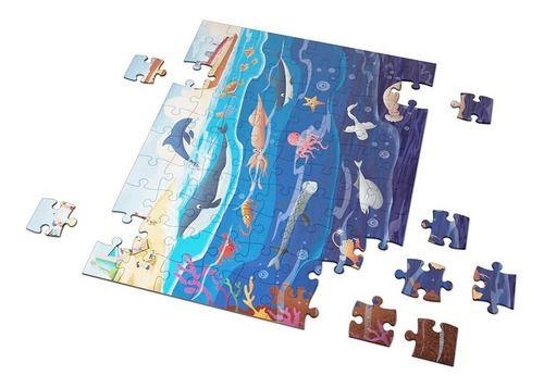 Libro Infantil Cuento El Oceano + Puzle 100 Piezas Mundicrom-2