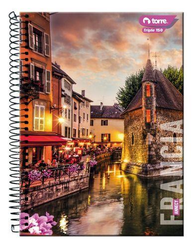 Pack 4 Cuadernos Triple Torre Matem 7mm 150 Hojas Unisex-2