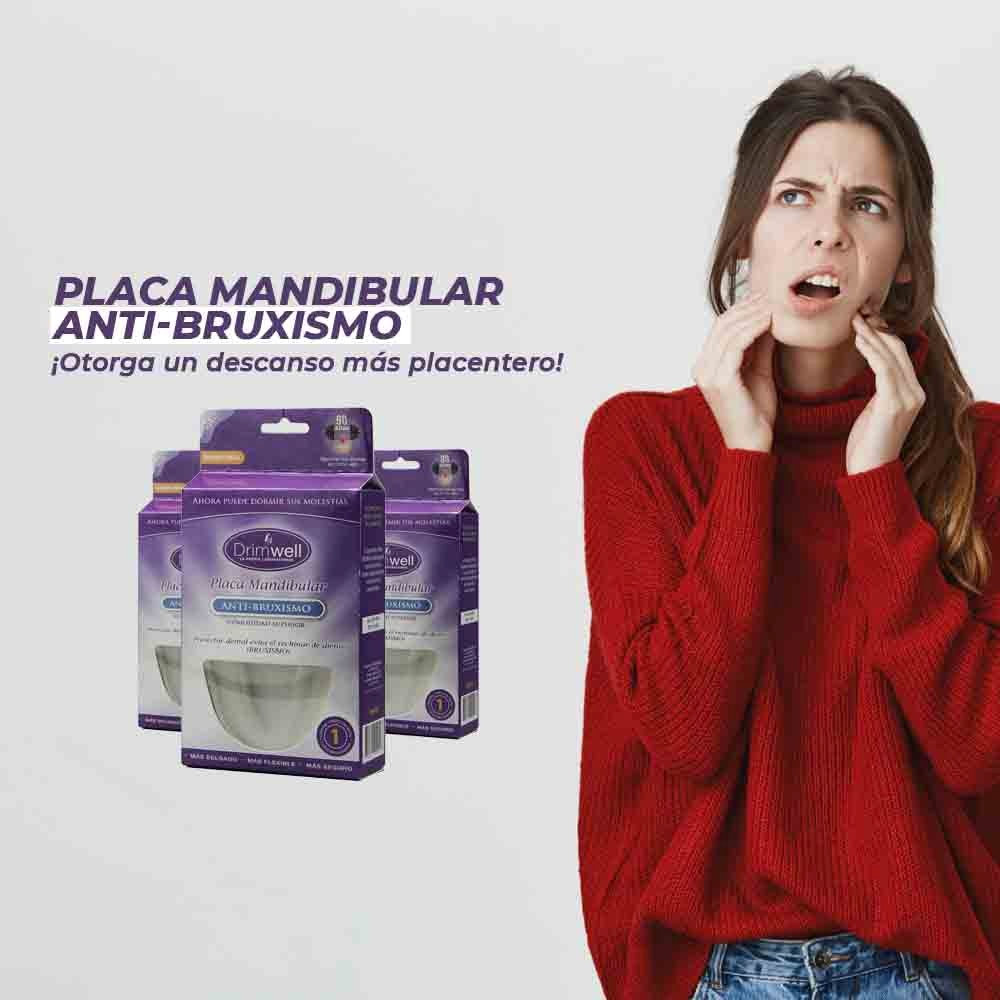 Anti Bruxismo Placa Drimwell Original + Spray almohada Melisa-2