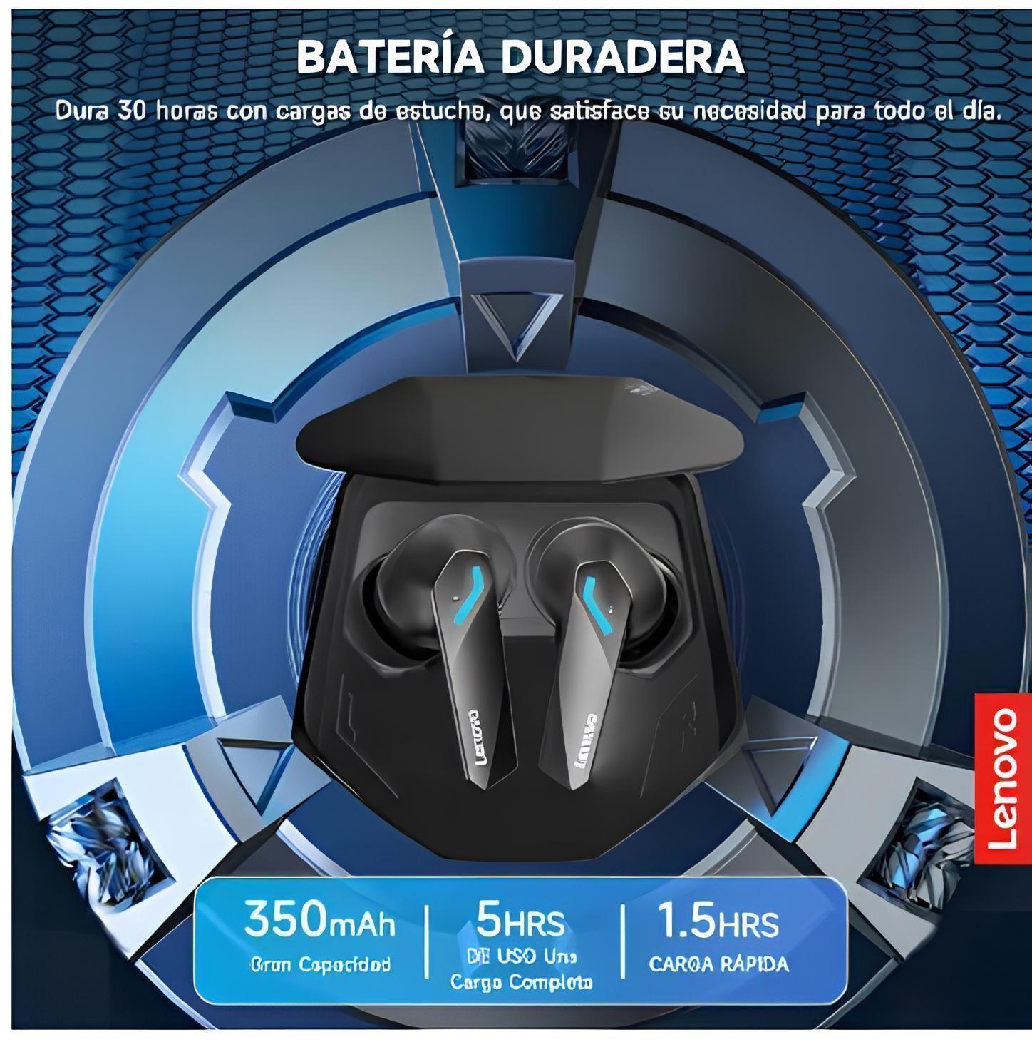 Audifonos bluetooth Lenovo ThinkPlus GM2 PRO Negro-5