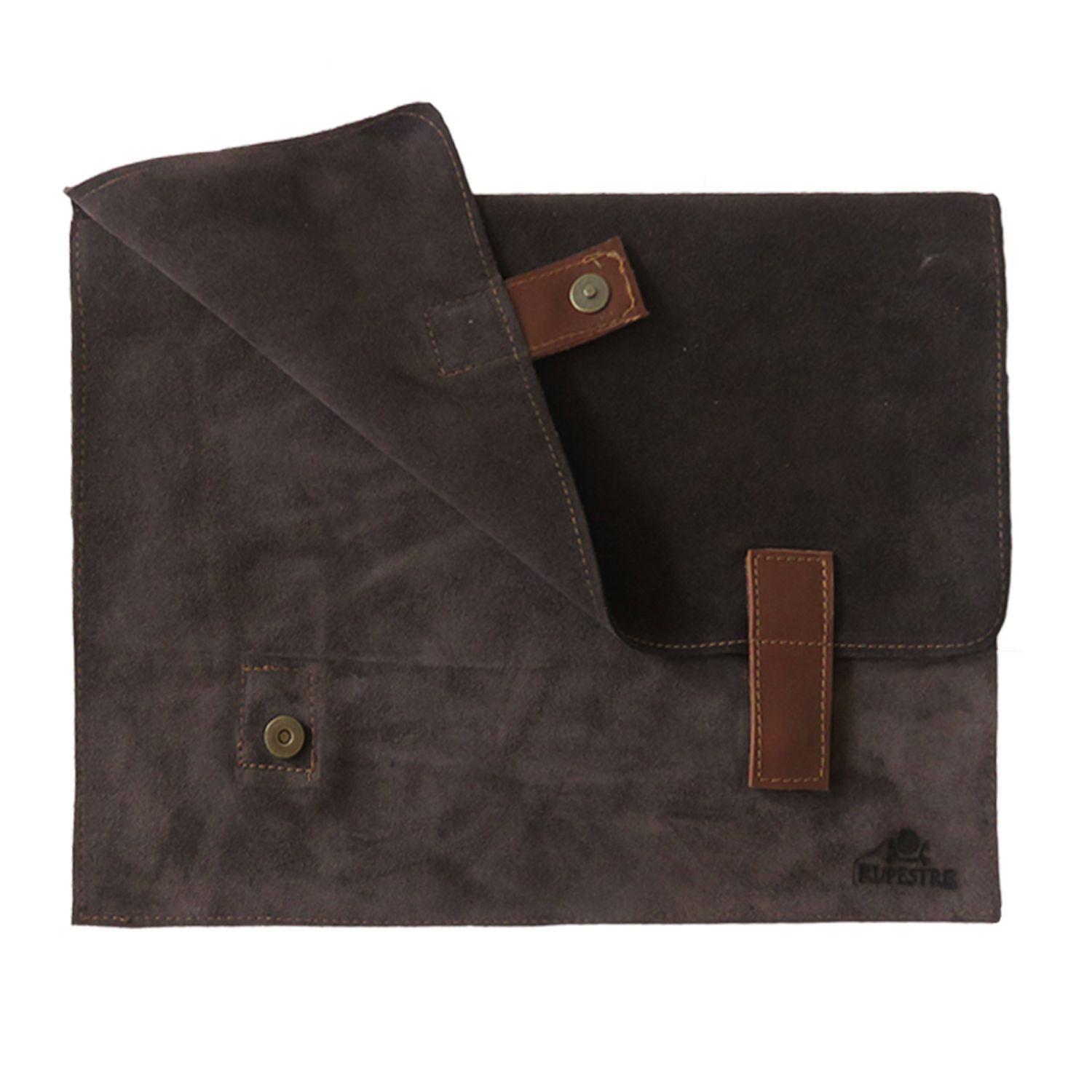 Funda de Cuero Notebook 13'' - Moro-1