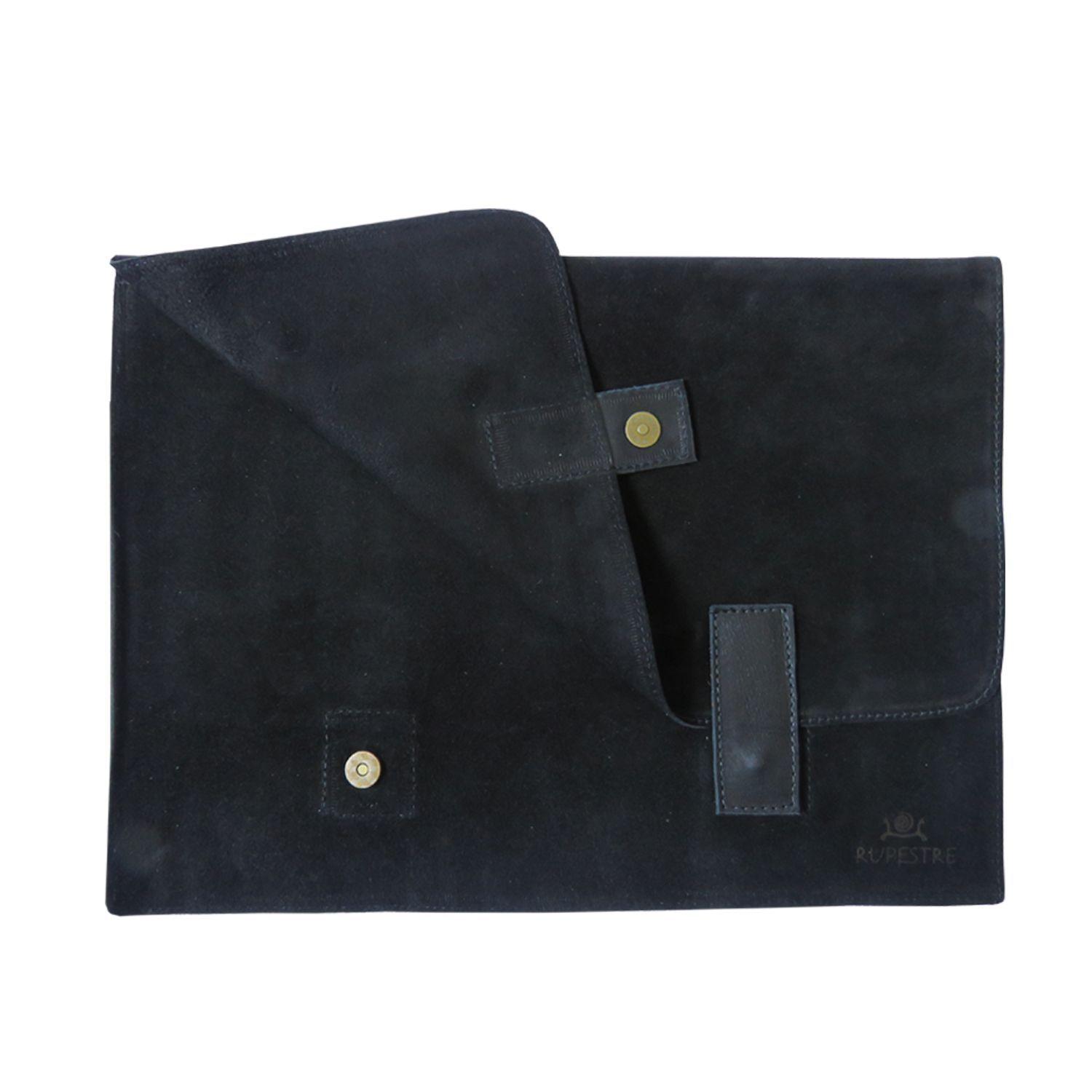 Funda de Cuero Notebook 13'' - Negro-1