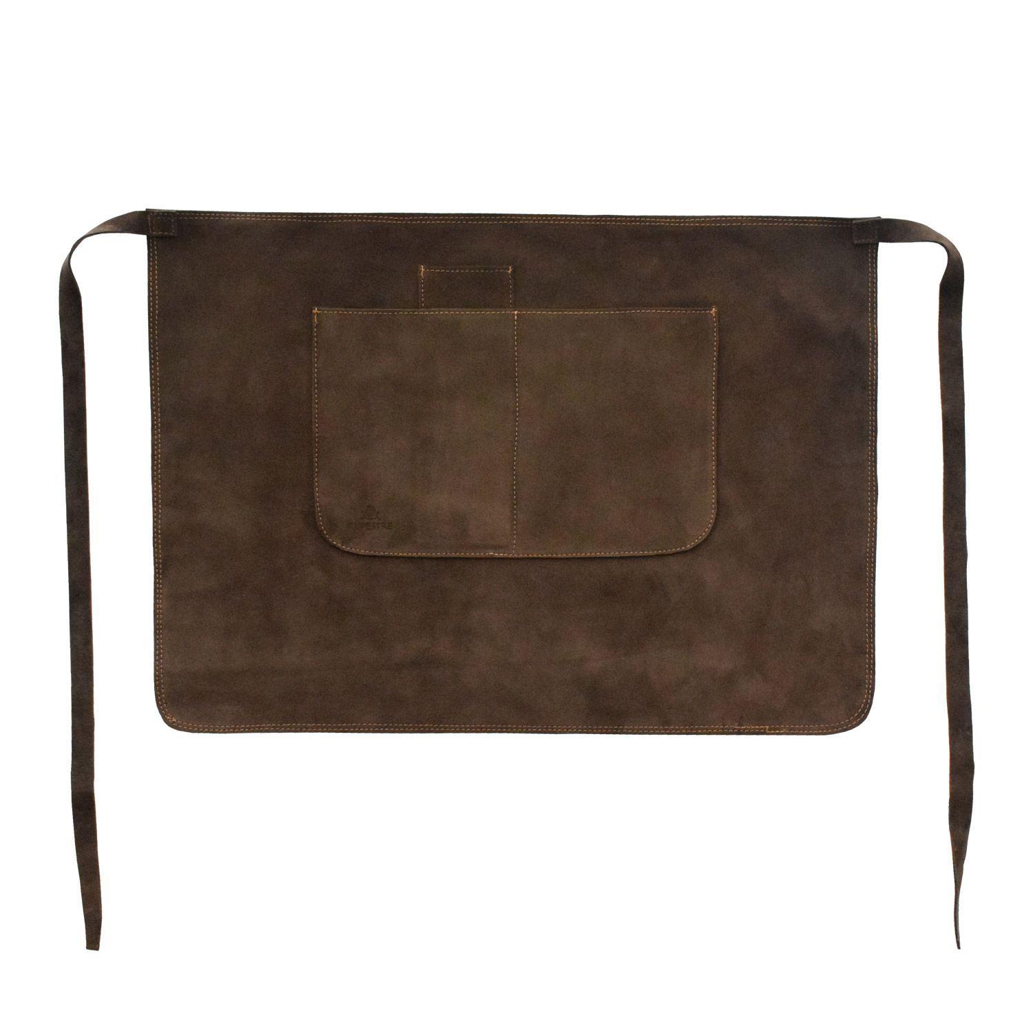 Mandil Cuero Reno Moro-0
