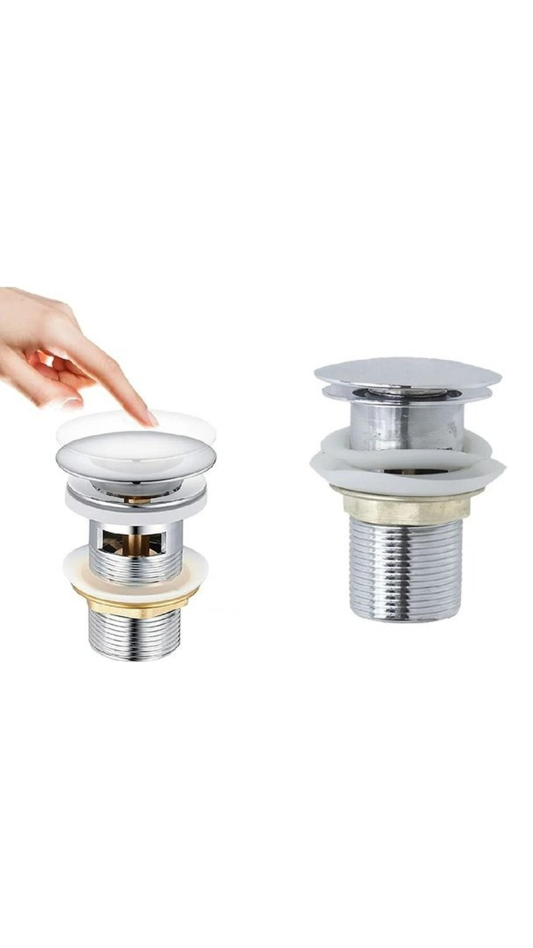 Desague Lavatorio 1 1 4 Click Clack Rebalse-2