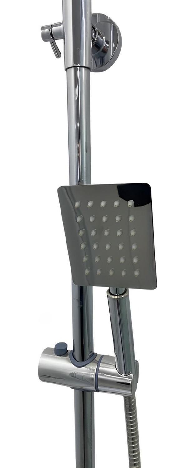 Columna Ducha Rectangular Con Monomando Y Ducha Telefono-2