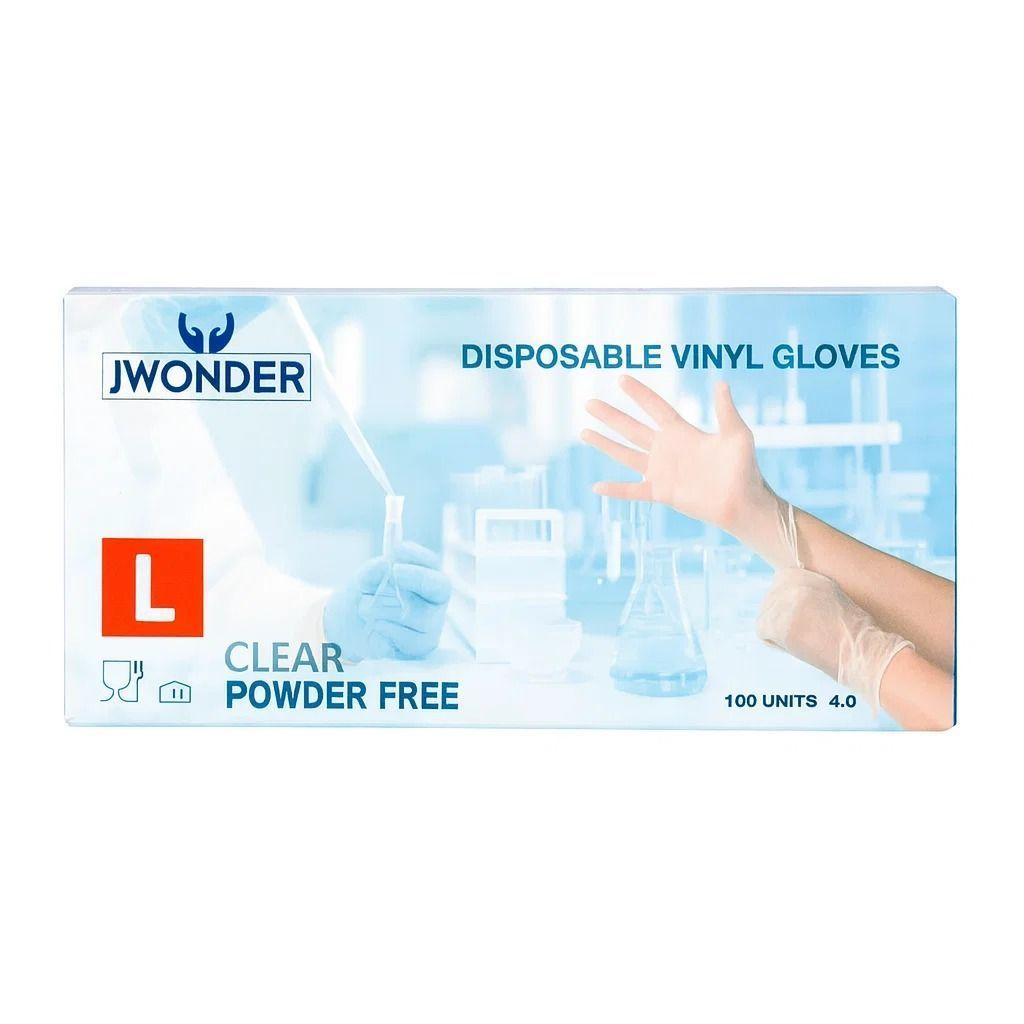 Guantes de Vinilo Transparente Talla S-5