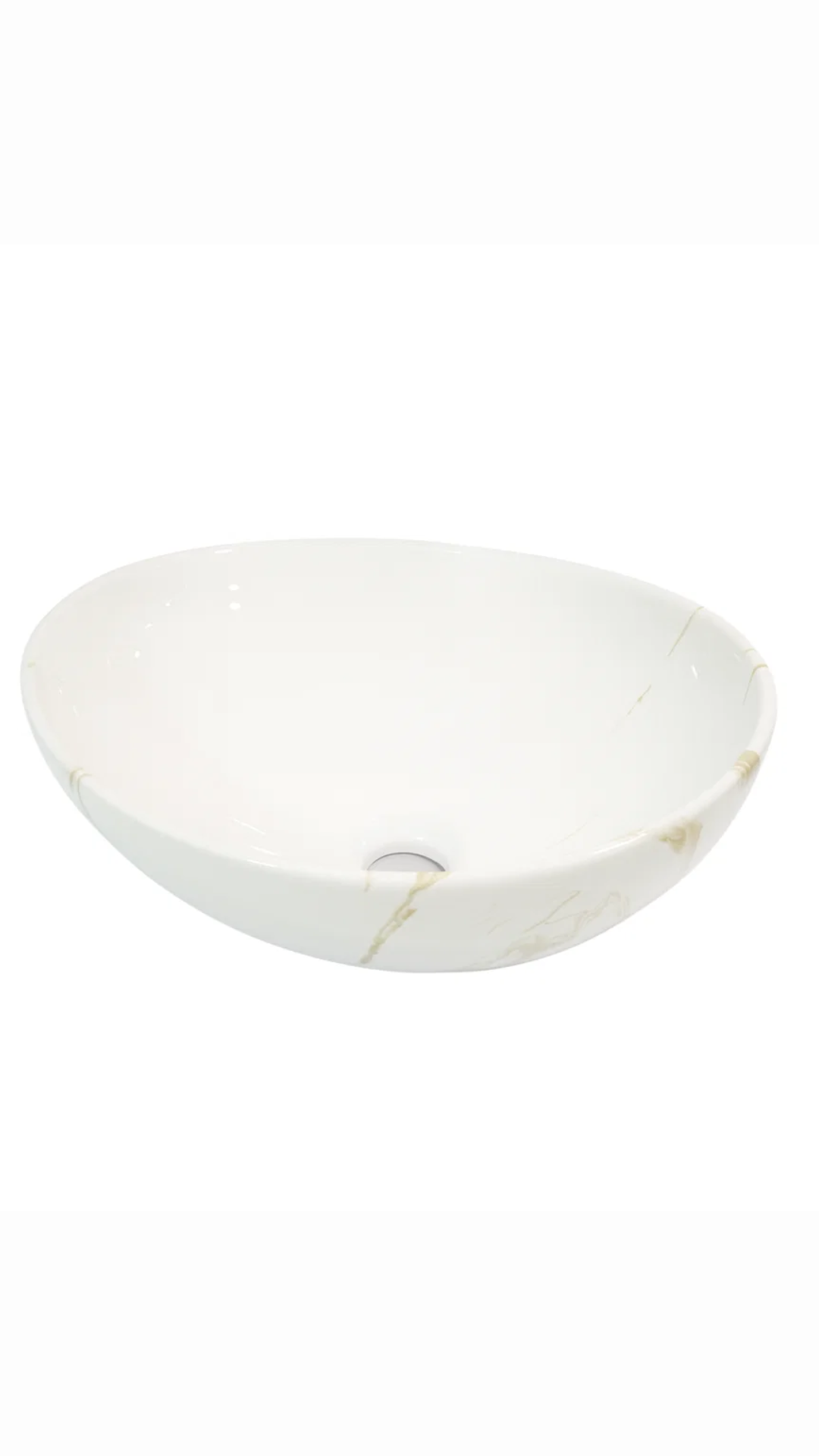 Lavamanos Victtorino de Cerámica Sobrepuesto Amarillo Brillante-1