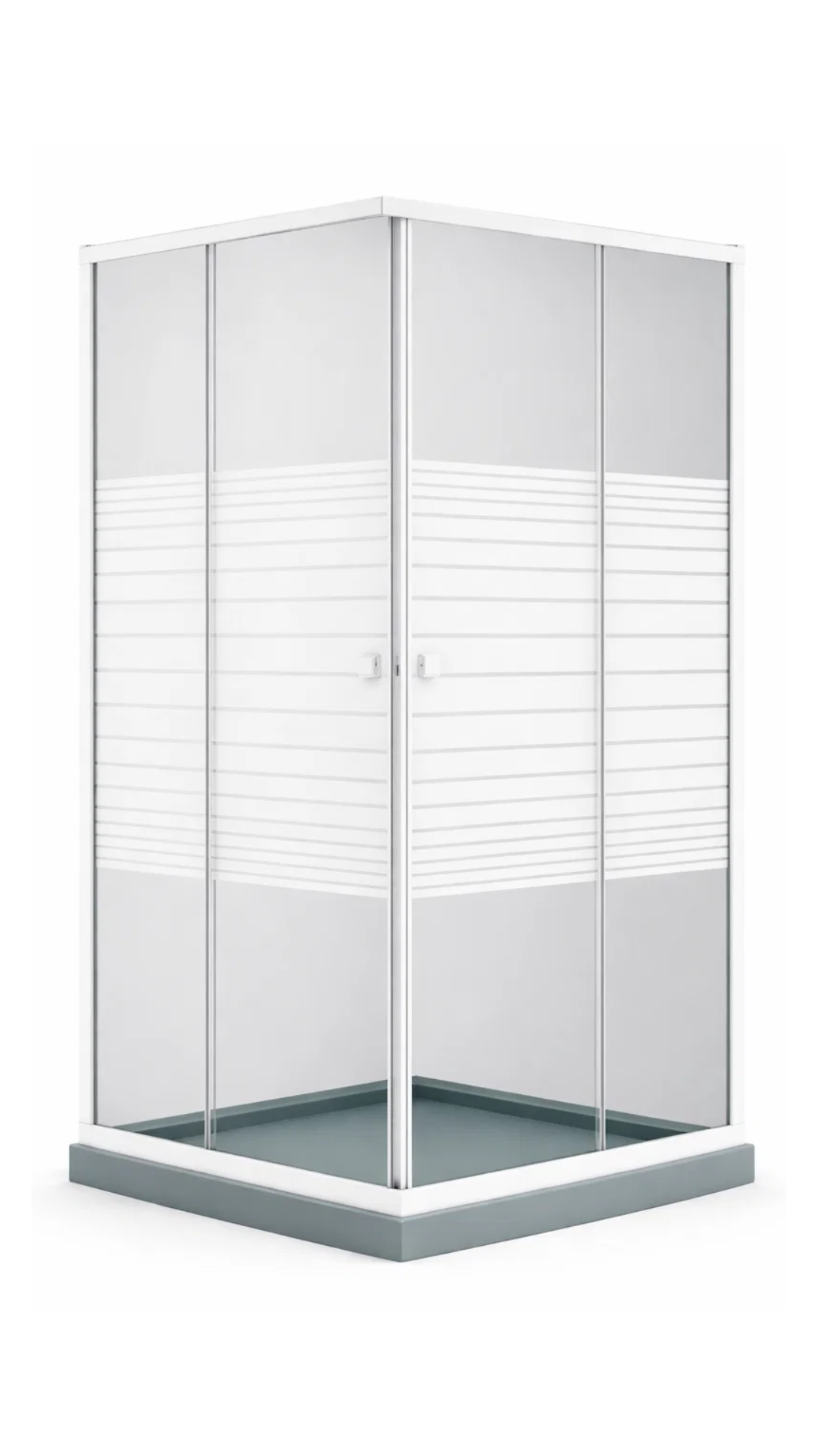 Shower Door 90X90X195 Cuadrado Discreto-0