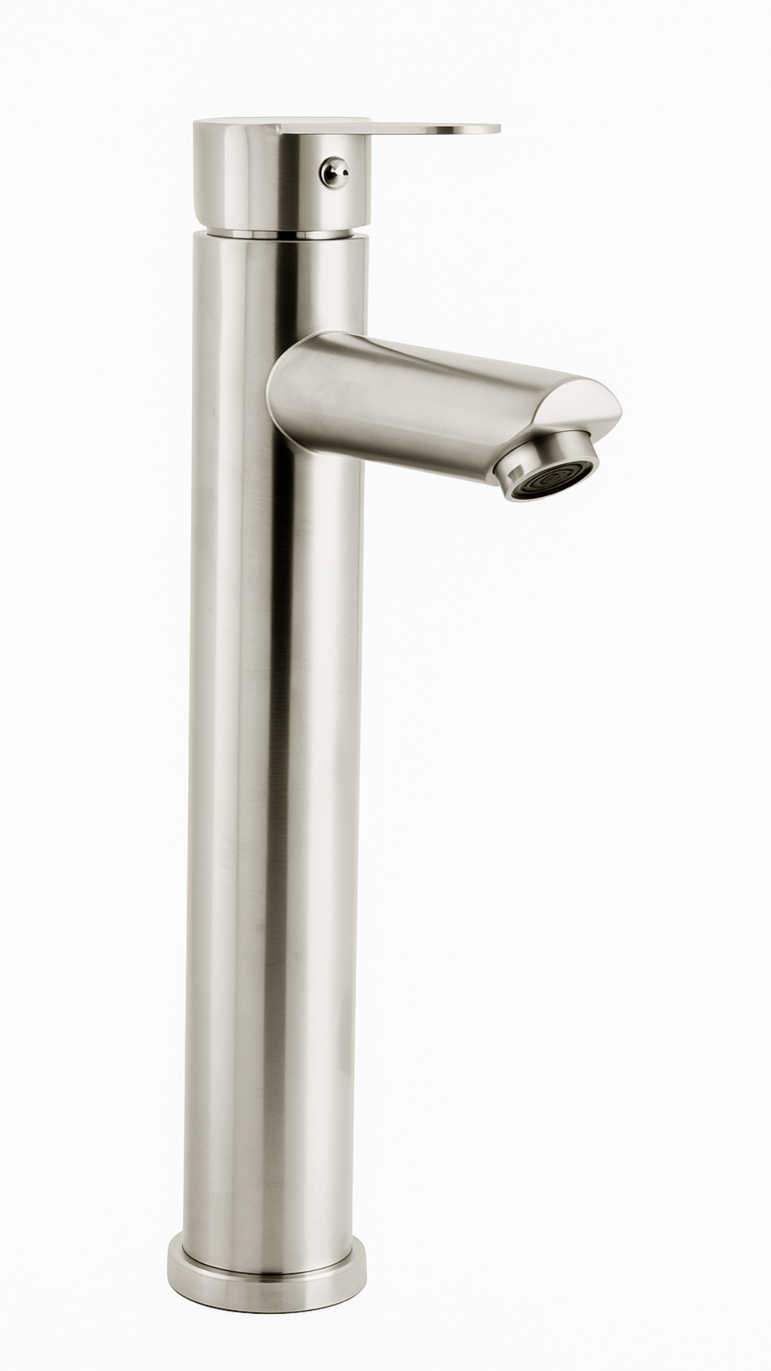 Llave Monomando Lavamanos Alto Moderno Paleta Inox-1