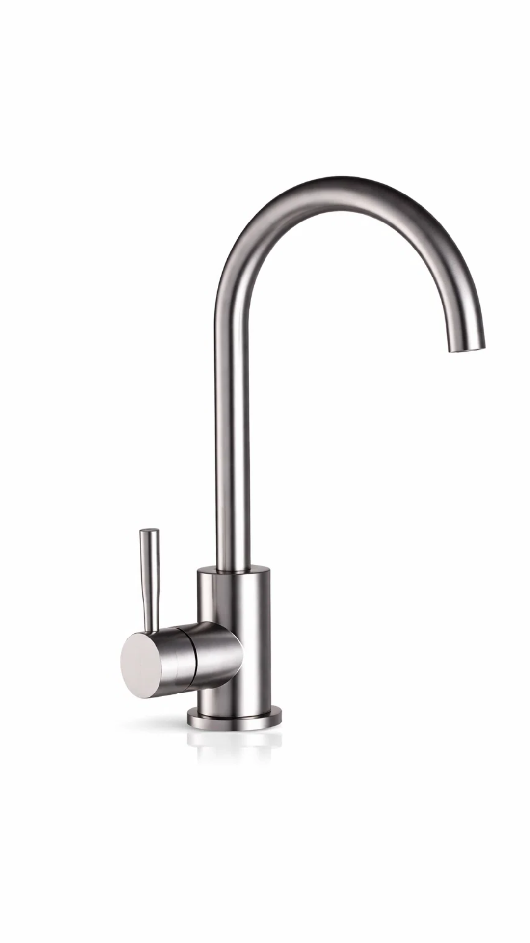 Llave Monomando Lavaplatos Vertical Inox-1