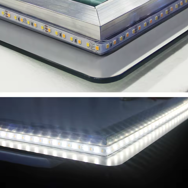 Espejo LED  Rectangular 70x100 cm 3 Tonos de Luces-2
