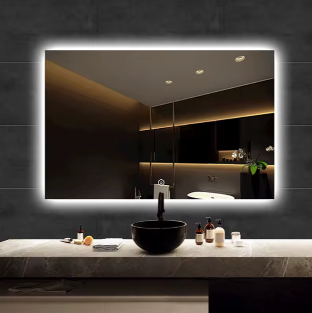 Espejo LED  Rectangular 70x100 cm 3 Tonos de Luces-3