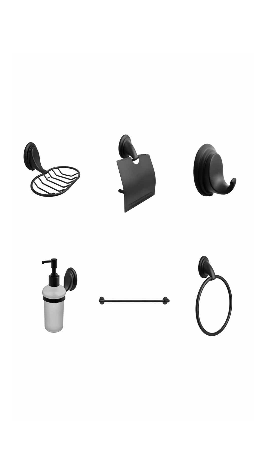 Set Accesorios De Baño 6 Piezas Notte-3