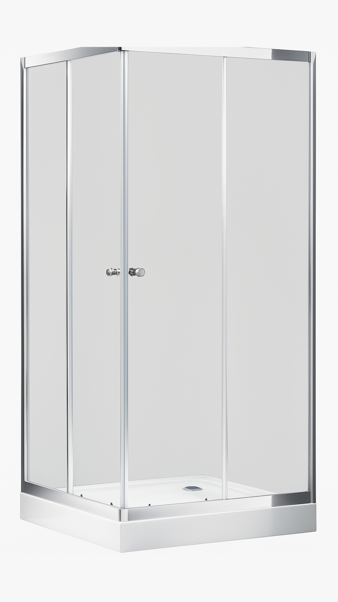 Shower Door Y Receptaculo 90x90x195 Cuadradp Transparente-0