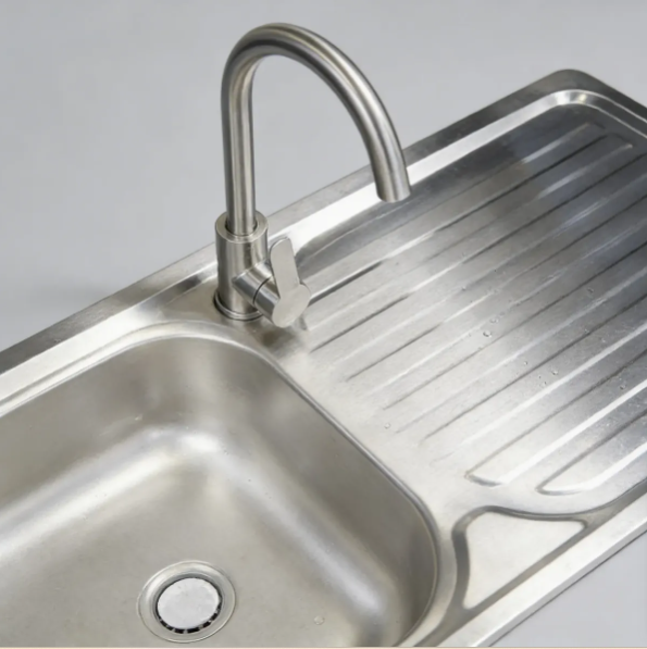 Pack Lavaplatos 100x44 Secador Derecho Con Llave Monomando Inox-2