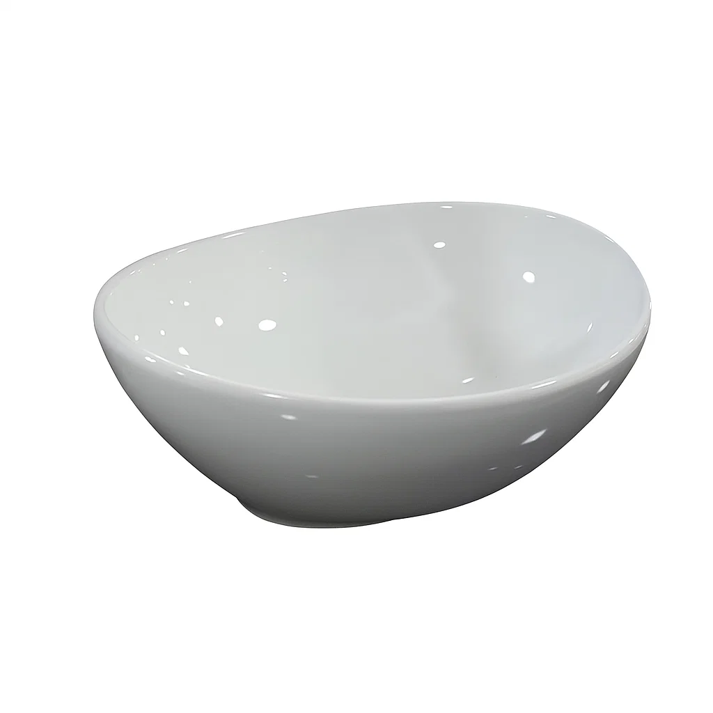 Lavamanos Bowl 40cm Sobreponer Ceramica Premium + llave-4
