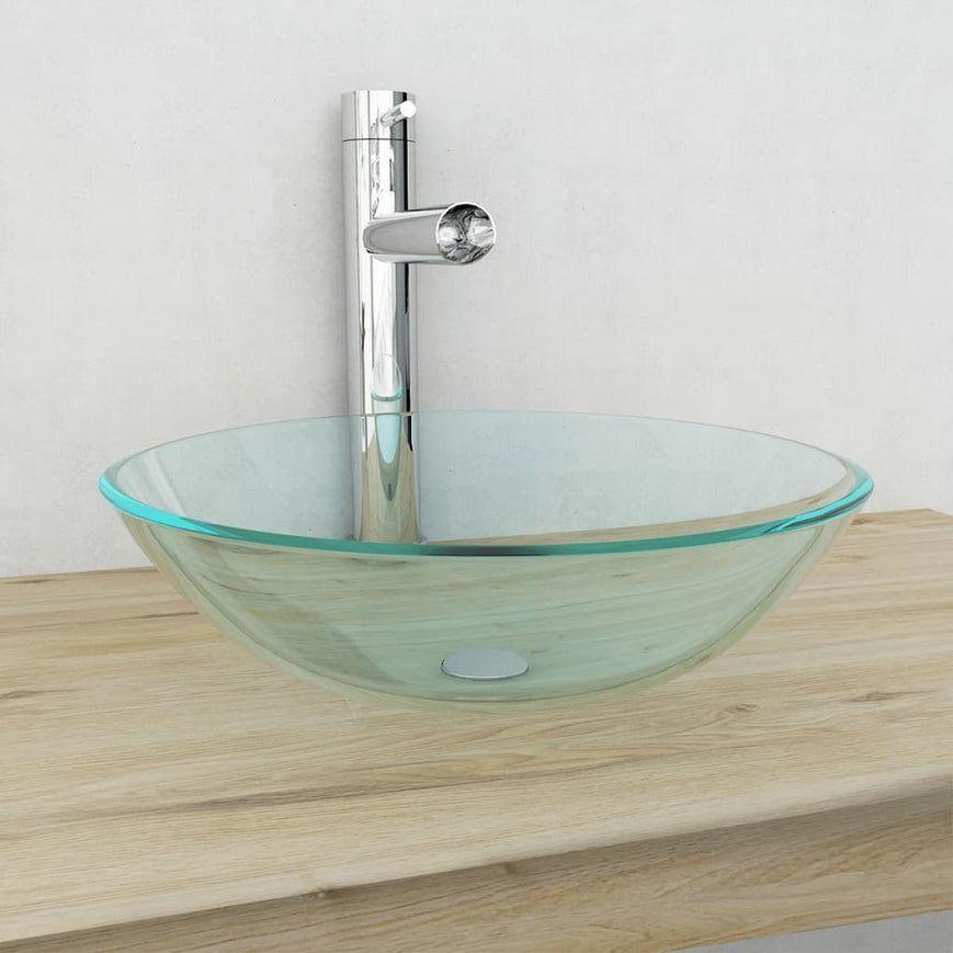 LAVATORIO CRISTAL SOBREPUESTO 415X415 MM-2