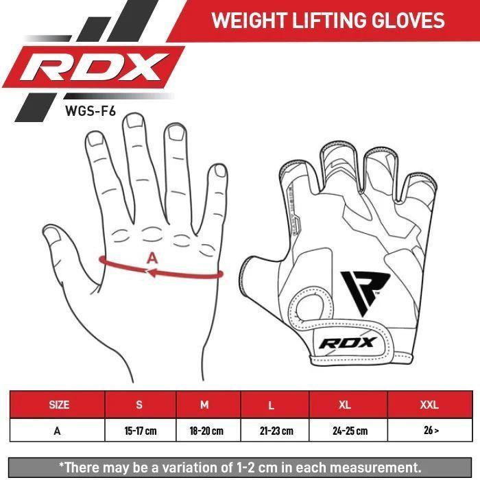 Guantes RDX fitness para Gimnasio F6-6
