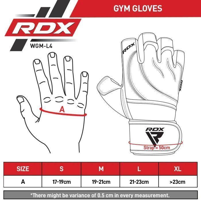 Guante Deportivo con Muñequera-Gym-Powerlifting-Crossfit-5
