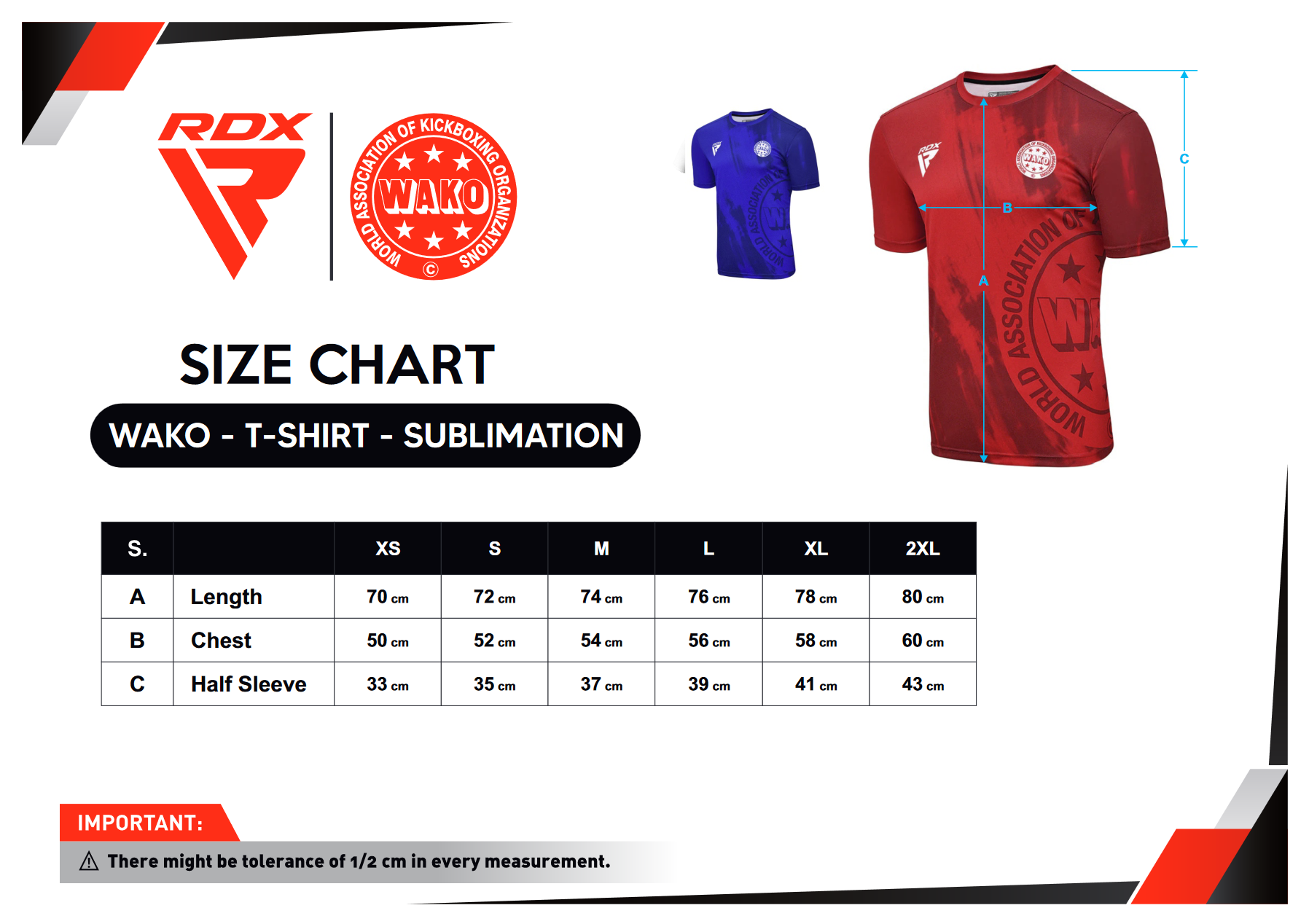 Polera Competicion Boxeo y Artes Marciales Wako-4